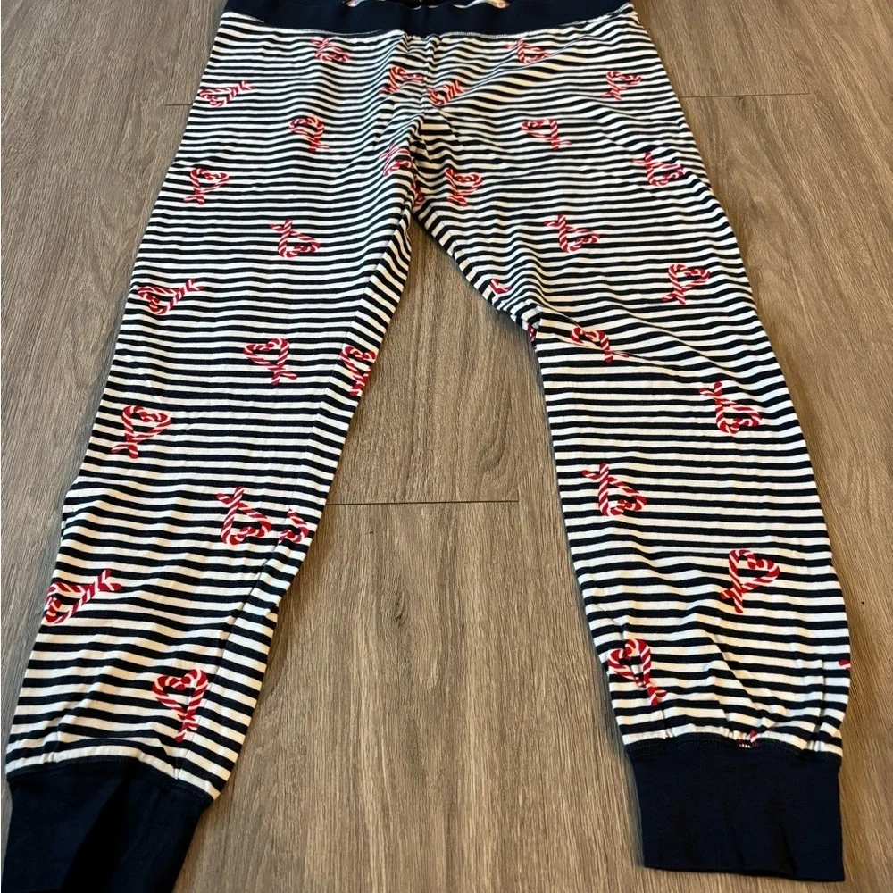 J. Crew Kids Pajama Set - Navy and White Stripes with Red Accents